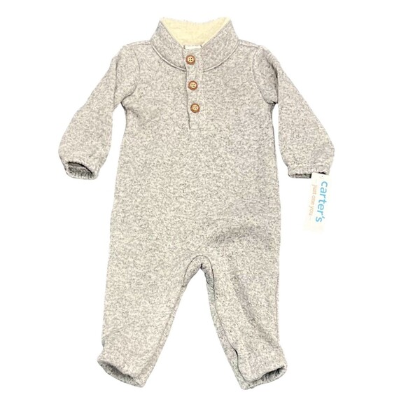 Carter's Other - Baby Boys' Fleece Romper ~ Size: 6M ~ (NWT)